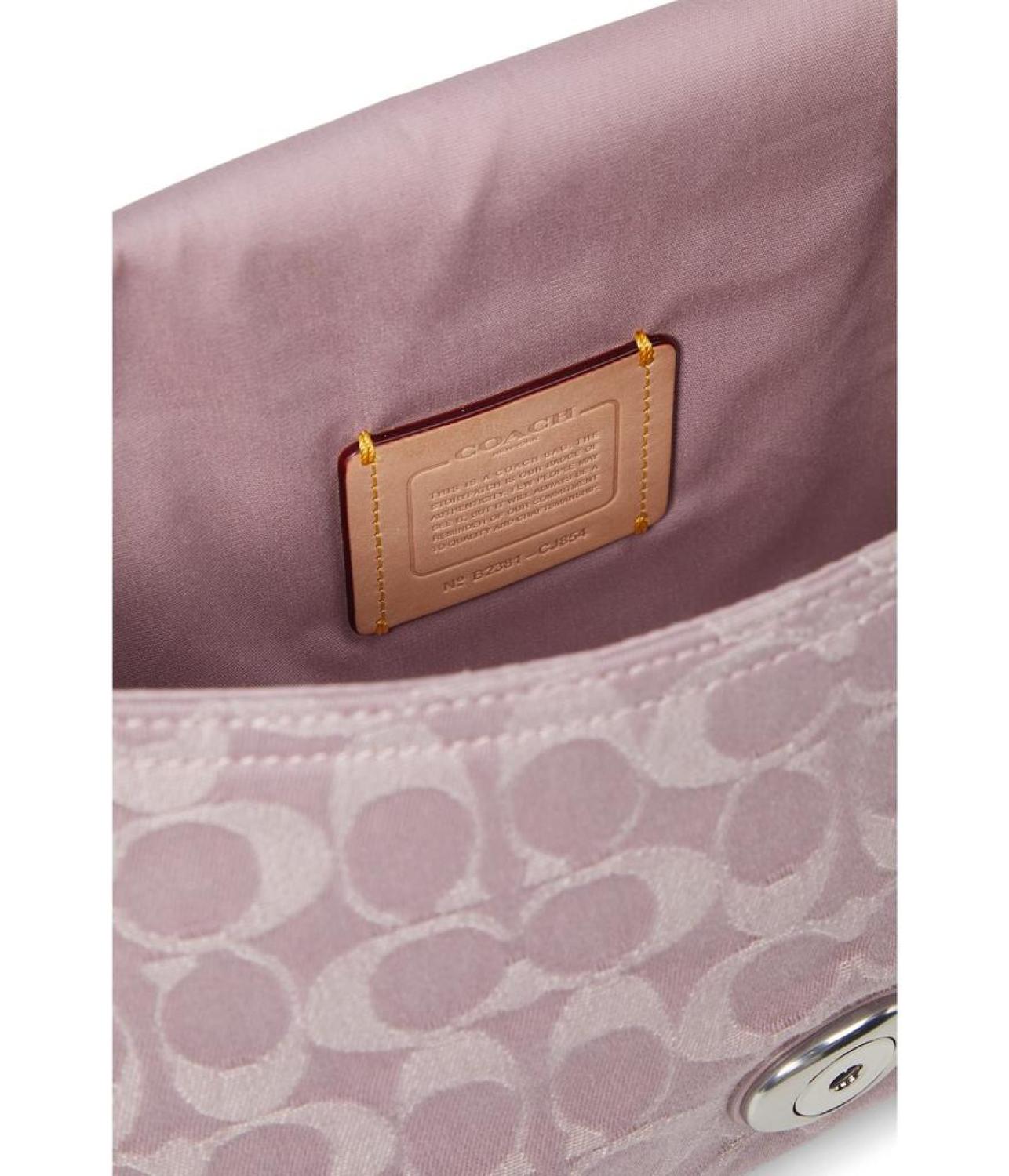 Washed Denim Soft Tabby Shoulder Bag