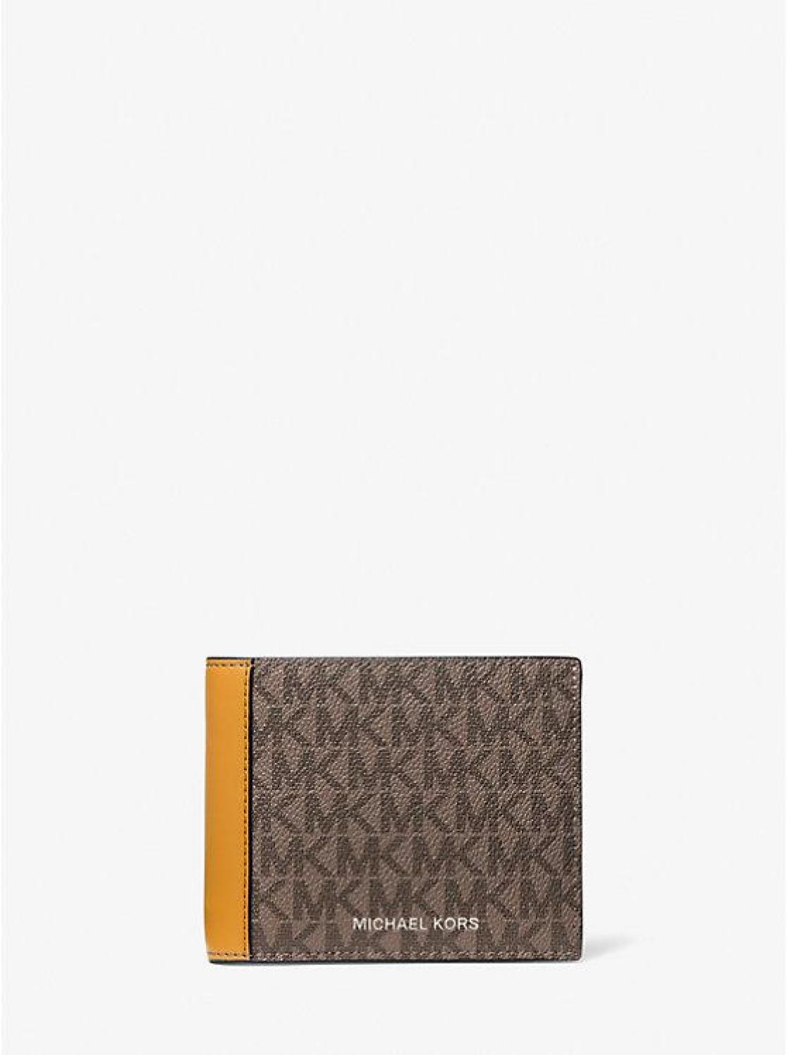 Cooper Signature Logo Billfold Wallet With Passcase