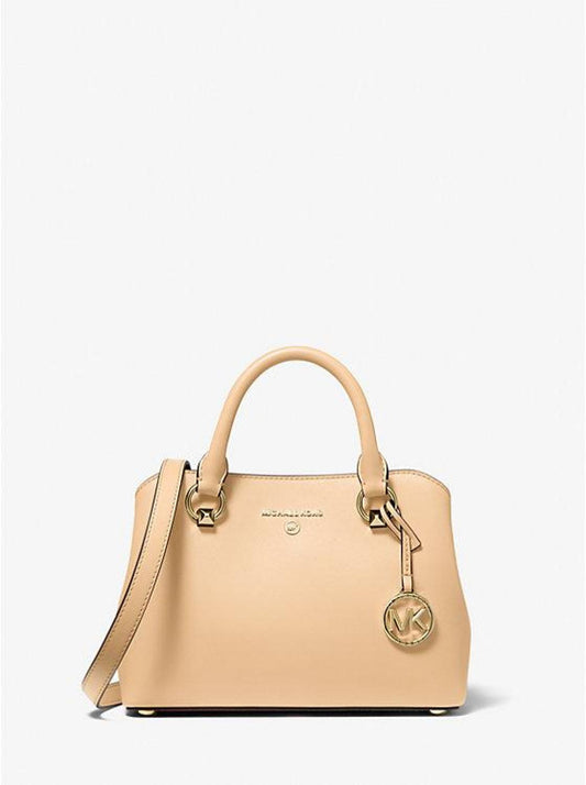 Edith Small Saffiano Leather Satchel