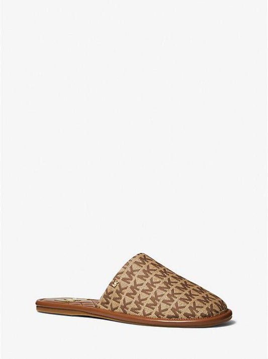 Thea Signature Logo Jacquard Mule