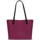 Polished Pebble Leather Willow Tote with Interior Zip Pocket