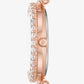Mini Darci Pave Rose Gold-Tone Watch and Bracelet Gift Set