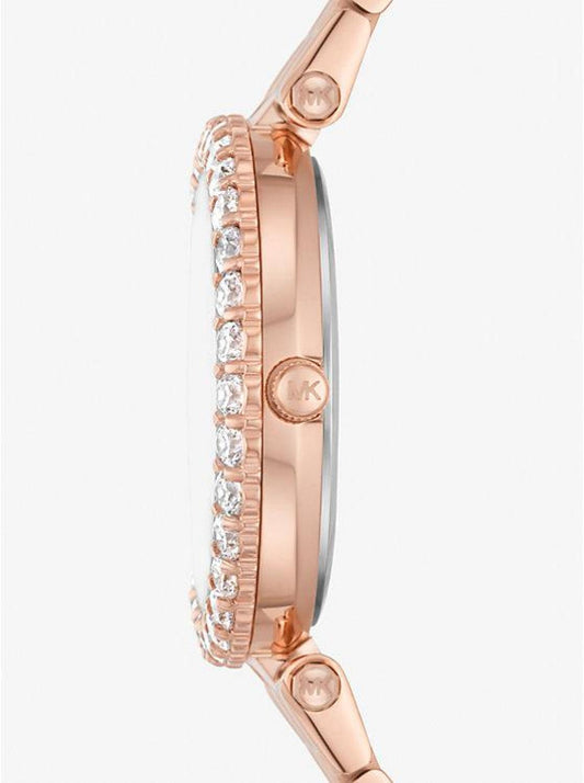 Mini Darci Pave Rose Gold-Tone Watch and Bracelet Gift Set