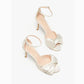 Women's Bridal Bow Sandals In Ivory