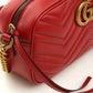 Gucci  Leather Marmont Shoulder Women's Bag