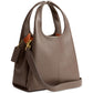 Lana 23 Polished Pebble Leather Medium Shoulder Bag