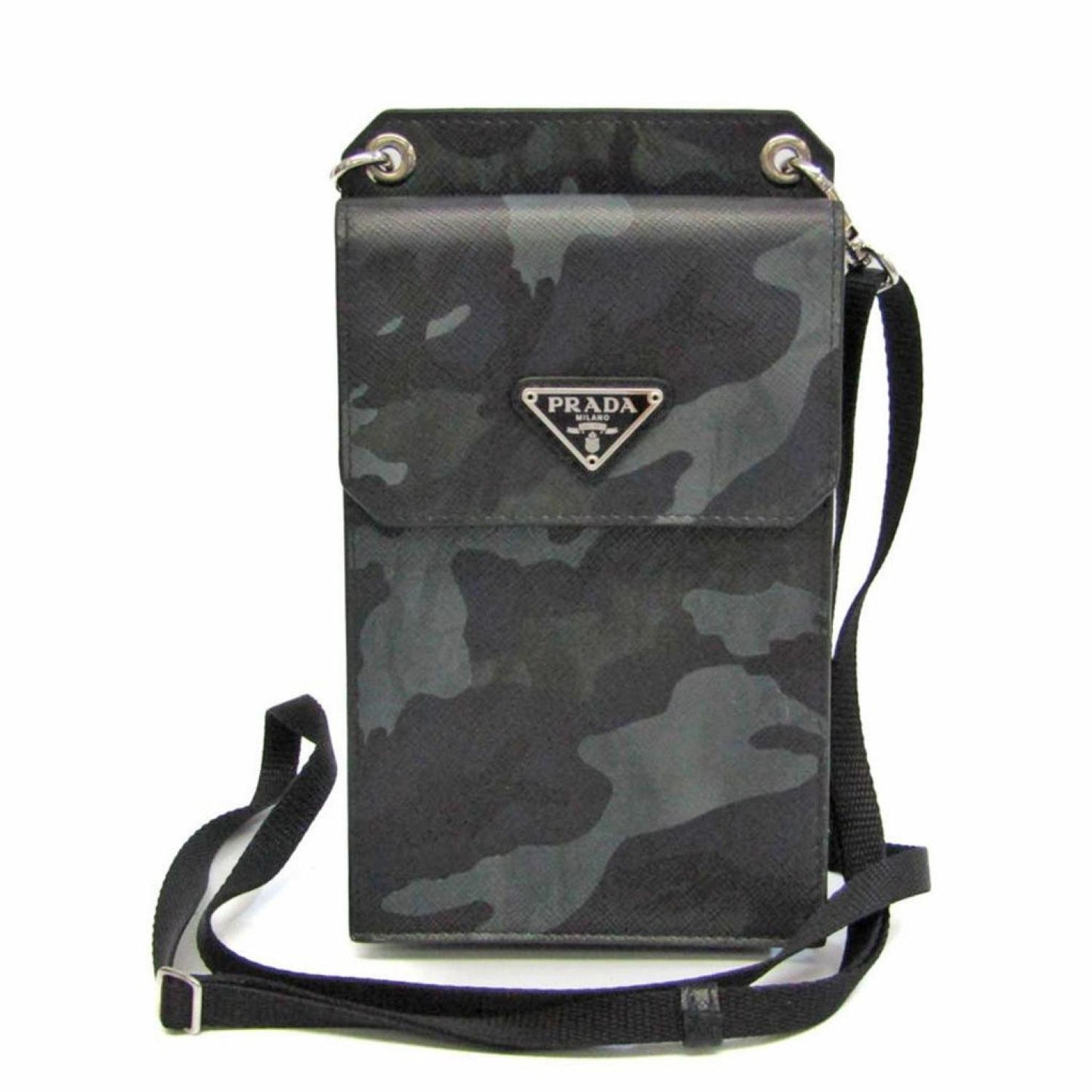 Prada Saffiano Canvas Shoulder Bag (Pre-Owned)