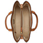 Crosshatch Leather Large Hanna Satchel