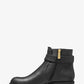 Jilly Faux Pebbled Leather Ankle Boot