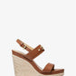 Farrah Leather Wedge Sandal