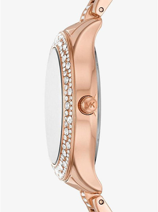 Mini Liliane Pavé Rose Gold-Tone Heart Watch