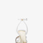 Nadina Lizard Embossed Leather Wedge Sandal
