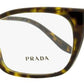 Prada Women's Rectangular Eyeglasses VPR14X 2AU1O1 Havana/Gold 54mm