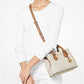 Camille Small Logo and Leather Satchel