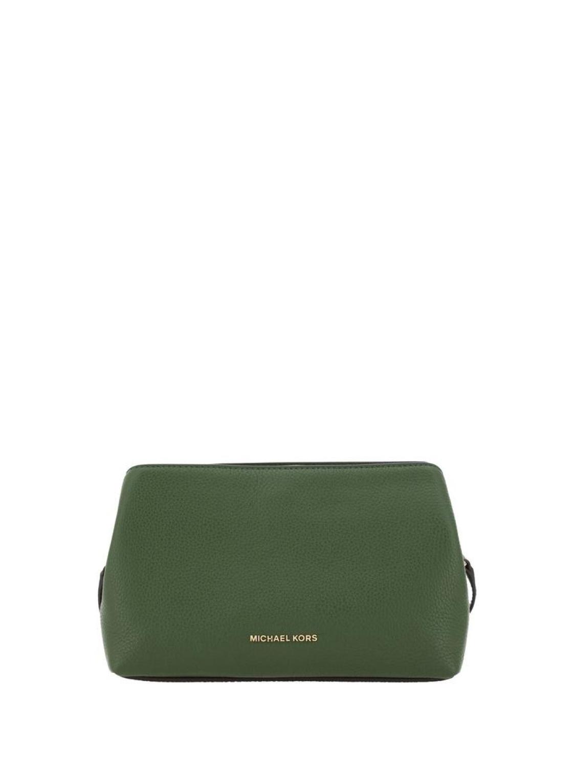 Michael Michael Kors Logo Printed Zipped Shoulder Bag