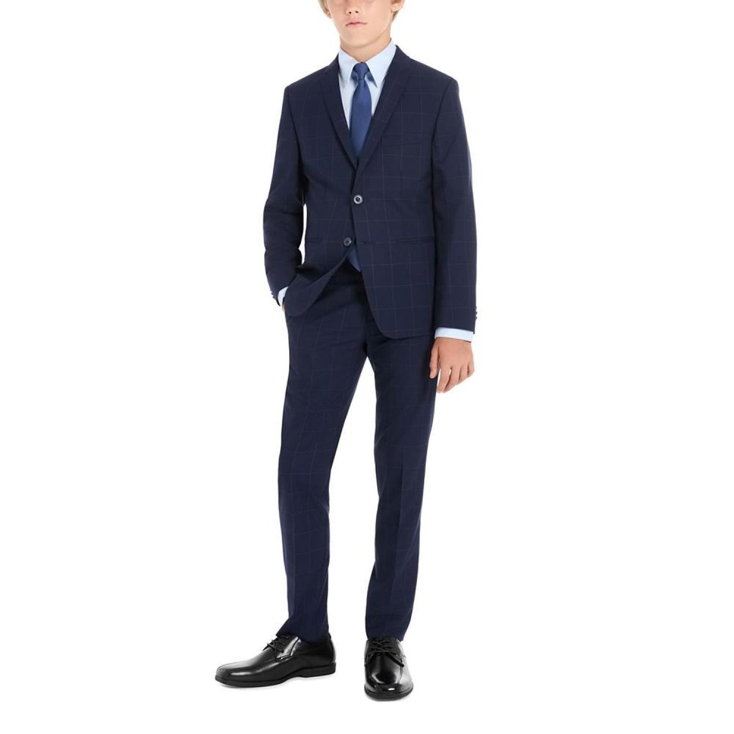 Big Boys 2 Piece Slim Fit Stretch Suit