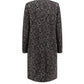 Michael Michael Kors Single Breasted Snake Jacquard Coat