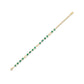 Boxed Faux Stone Signature Sculpted C Gem Bracelet