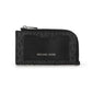 Michael Kors Monogram Zip-Up Wallet