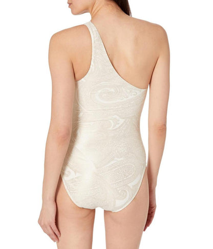 Luxury Paisley One Shoulder One-Piece