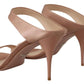 Prada Leather Sandals Stiletto Heels Open Toe Women's Shoes