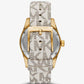 Lexington Gold-Tone and Signature Logo Watch