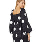Giant Dot Faille Dress