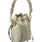 FENDI Mon Tresor Mini FF Canvas & Leather Bucket Bag