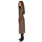 Women's Kate Animal-Print Button-Down Belted Midi Dress, Regular & Petite