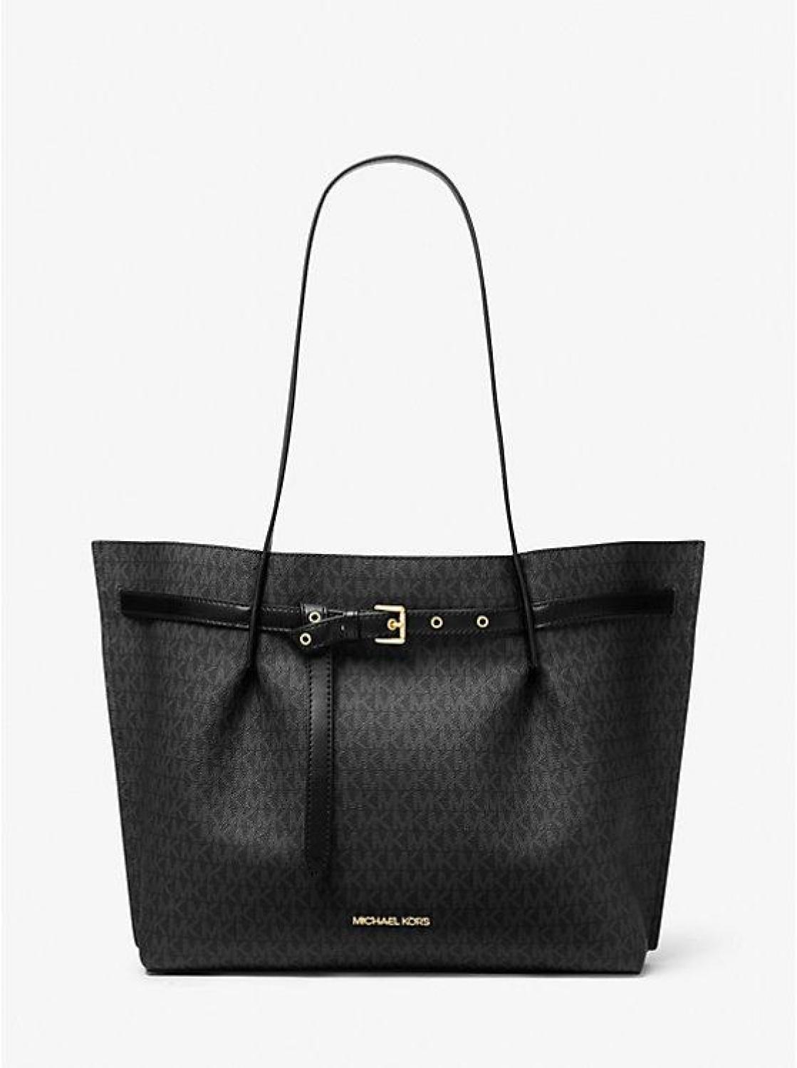 Emilia Large Logo Tote Bag