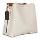 Color-Block Leather Willow Bucket 24