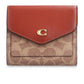 Coach Wyn Logo Plaque Small Wallet