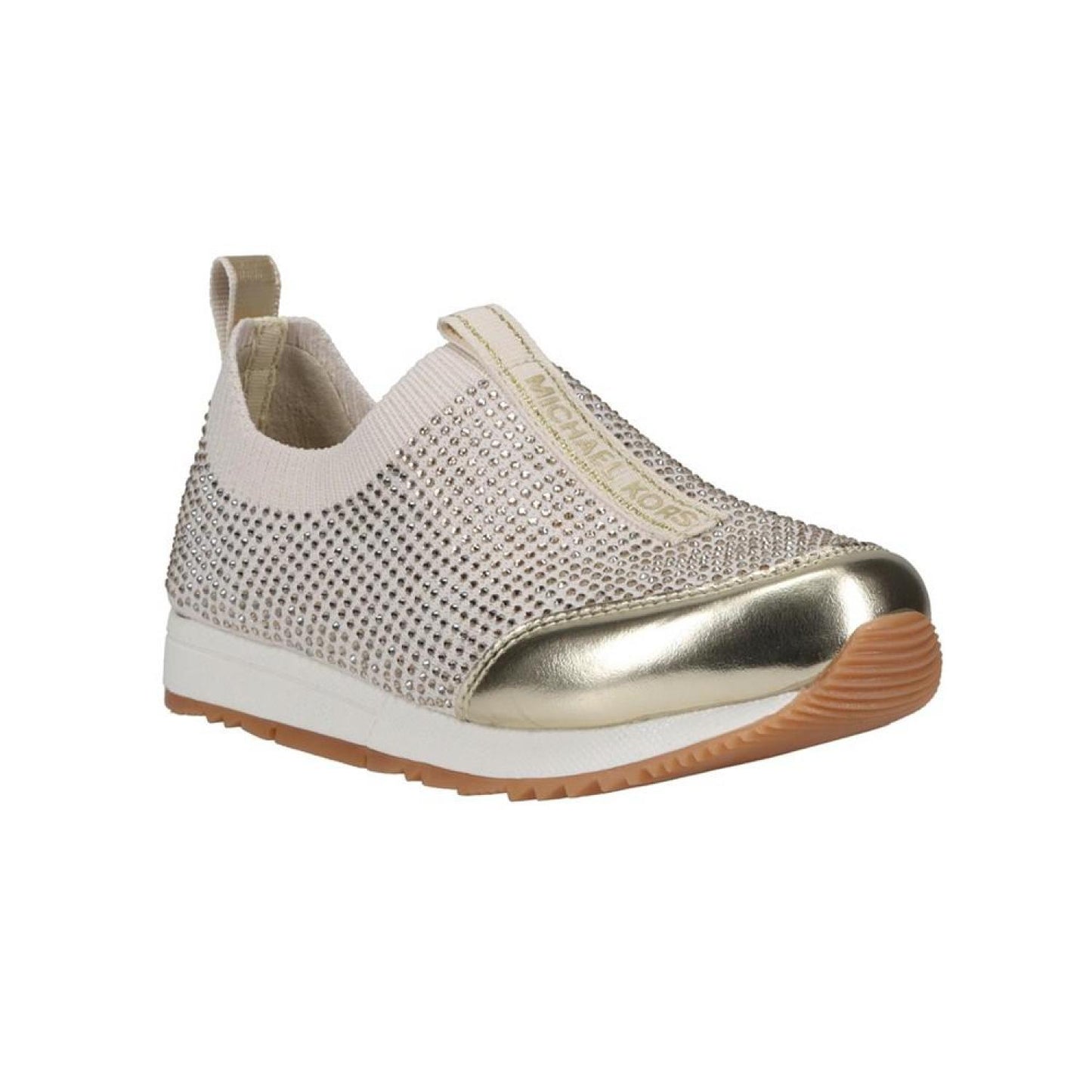 Little Girls Allie Sock Crystal Slip-On Sneakers