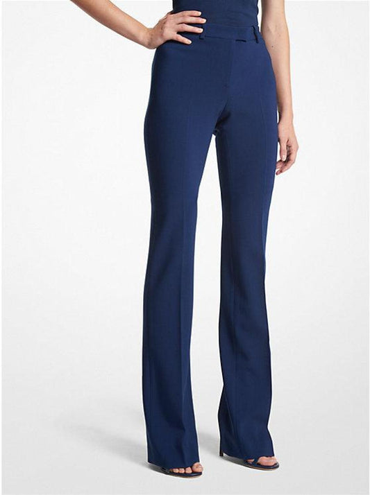 Yasmeen Crepe Split-Cuff Trousers