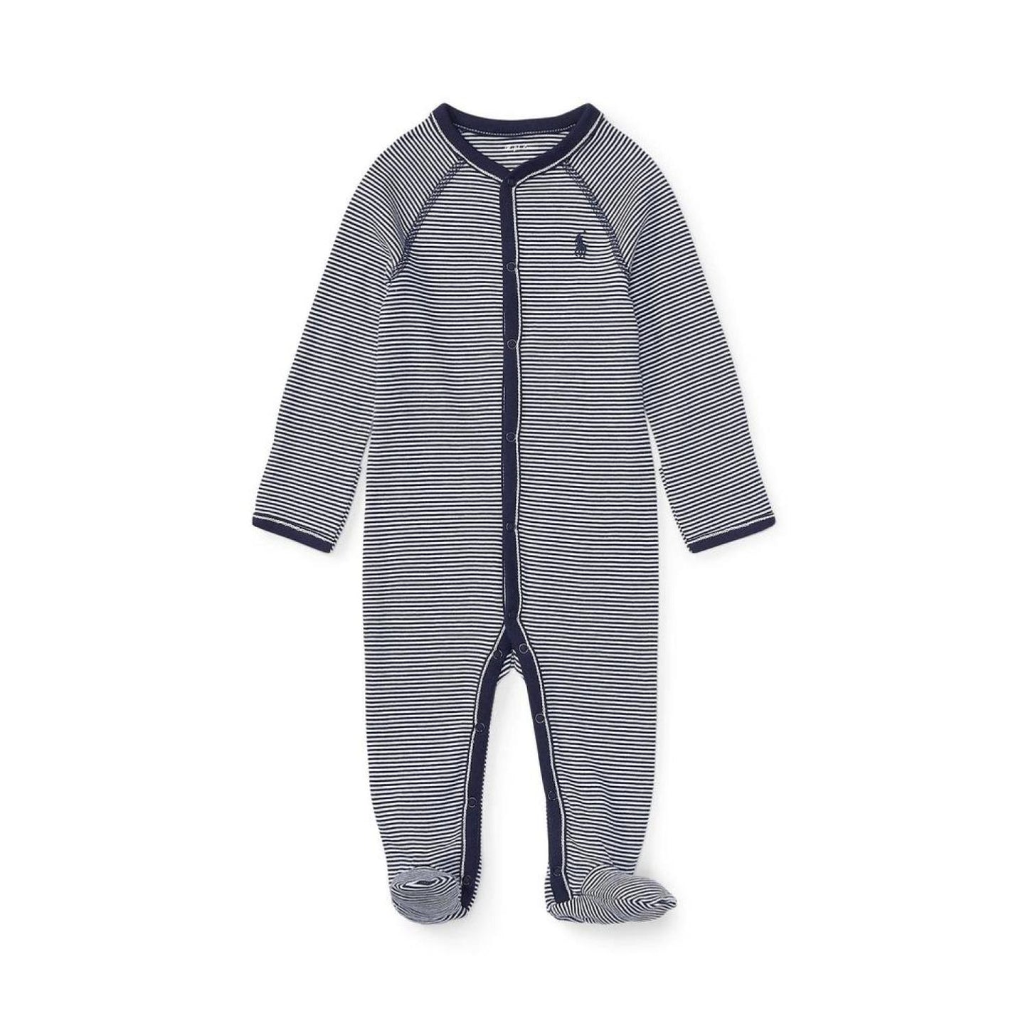 Striped Cotton Jersey Coverall (Infant)