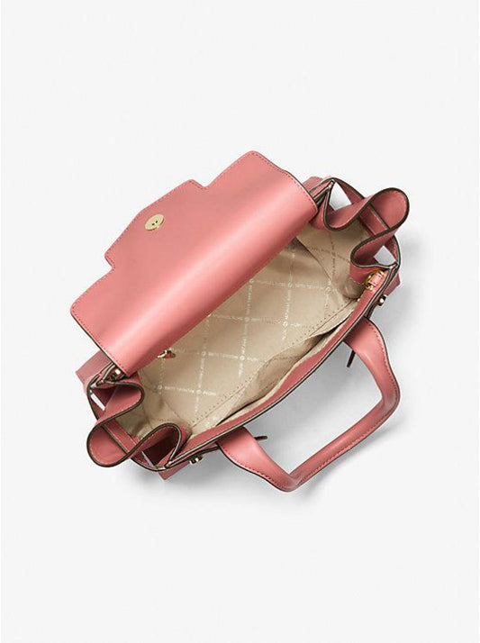 Carmen Medium Faux Leather Belted Satchel