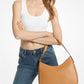 Kensington Large Pebbled Leather Hobo Shoulder Bag