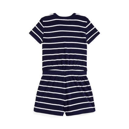 Striped Terry Romper (Big Kids)