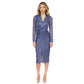 Petite Printed Twist-Front Dress
