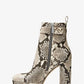Parker Snake Embossed Faux Leather Platform Boot