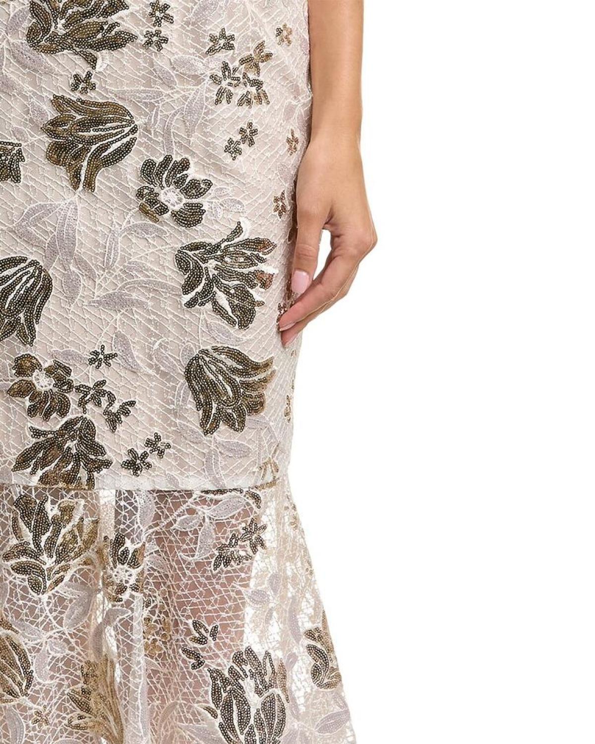 Marchesa Notte Sleeveless Gown