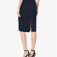 Stretch-Wool Gabardine Pencil Skirt