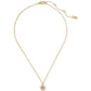 Cubic Zirconia Fleurette Pendant Necklace, 16" + 3" extender