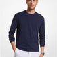 Cotton Jersey Crewneck Sweater