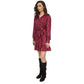 Women's Anaconda Printed Tie-Waist Dress
