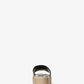 Sadler Logo Jacquard and Jute Wedge Sandal