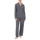 Long Sleeve Flannel Notch PJ Set