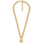Pave Lock Chain Necklace