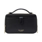 Hudson Pebbled Leather Double Zip Crossbody