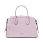 Knott Croc Embossed Leather Medium Zip Top Satchel